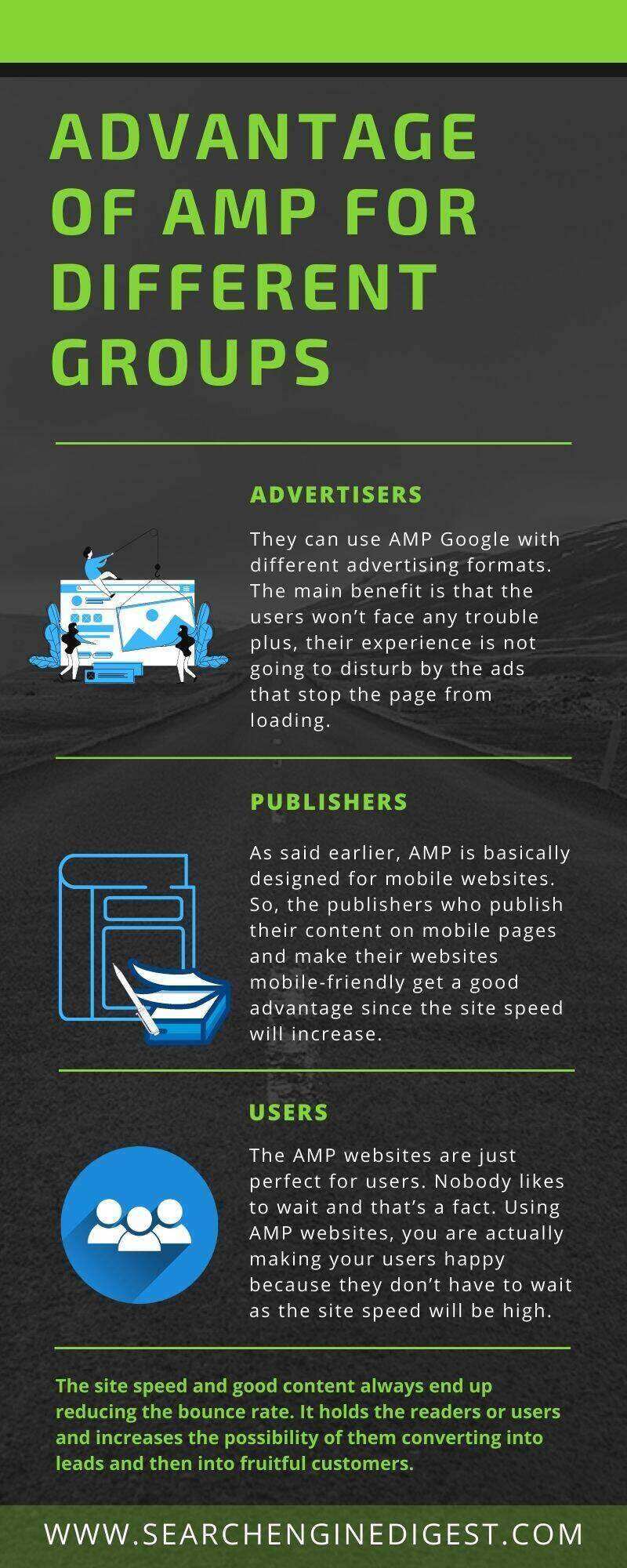 Accelerated mobile page infographic